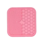 Tappetino da leccare per cani con 2 motivi e ventose, 21 x 21 cm, rosa – Eat Slow Live Longer Lick Mat Duo M - immagine 2