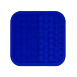 Tappetino da leccare per cani con rilievi e trama a nido d'ape, 21 x 21 cm, blu – Eat Slow Live Longer Lick Mat Duo M - immagine 2