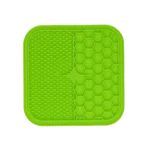 Tappetino da leccare per cani con rilievi e motivo a nido d’ape, 21 x 21 cm, verde – Eat Slow Live Longer Lick Mat Duo M - immagine 2