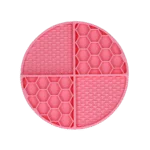 Tappetino da leccare rotondo con scomparti profondi, rosa, ø 21 cm – Eat Slow Live Longer Lick Mat Dimensions Circle - immagine 3