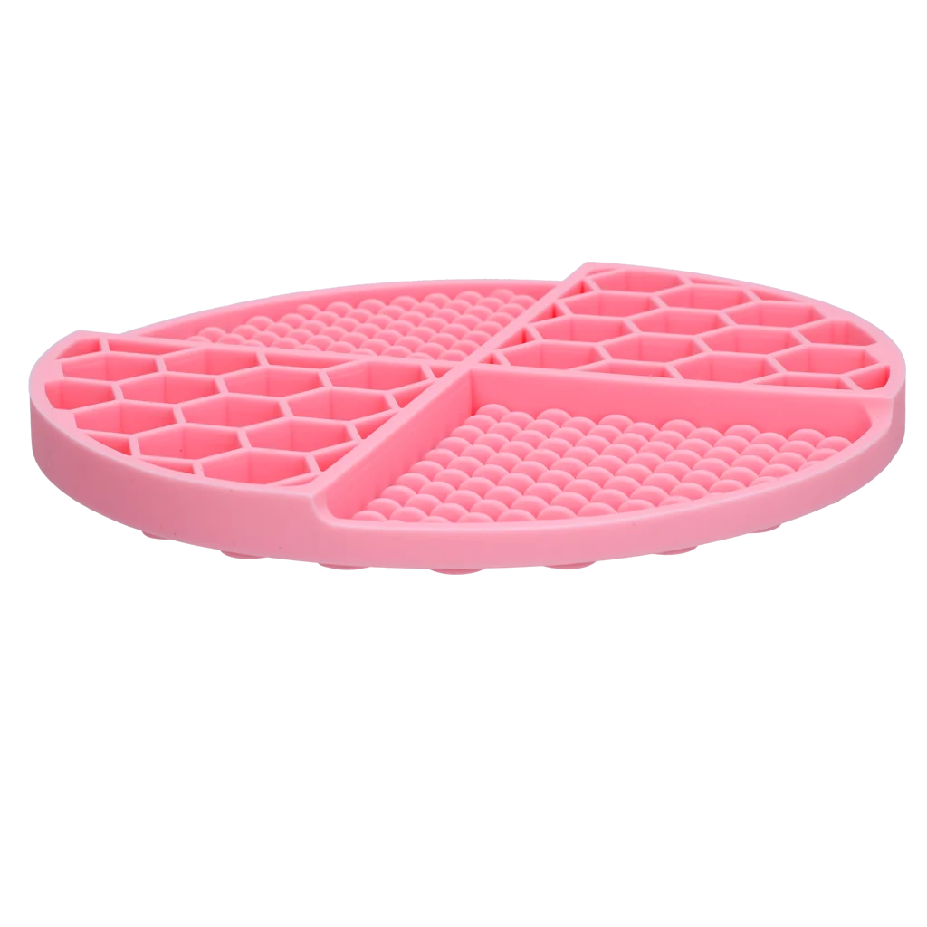 Tappetino da leccare rotondo con scomparti profondi, rosa, ø 21 cm – Eat Slow Live Longer Lick Mat Dimensions Circle - immagine 2