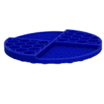 Tappetino da leccare rotondo con scomparti profondi, blu, ø 21 cm – Eat Slow Live Longer Lick Mat Dimensions Circle - immagine 3