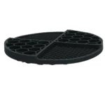 Tappetino rotondo da leccare con vani profondi, grigio, ø 21 cm – Eat Slow Live Longer Lick Mat Dimensions Circle - immagine 3