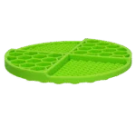 Tappetino leccabile rotondo con scomparti profondi, verde, ø 21 cm – Eat Slow Live Longer Lick Mat Dimensions Circle - immagine 3