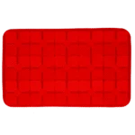 Tappetino leccabile per cani con alette a forma di fiore e ventose, 21 x 34 cm, rosso – Eat Slow Live Longer Lick Mat Dimensions Flower - immagine 2