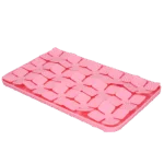 Tappetino da leccare per cani con lembi a forma di fiore e ventose, 21 x 34 cm, rosa – Eat Slow Live Longer Lick Mat Dimensions Flower - immagine 3