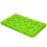 Tappetino da leccare per cani con alette a forma di fiore e ventose, 21 x 34 cm, verde – Eat Slow Live Longer Lick Mat Dimensions Flower - immagine 3