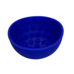 Ciotola anti ingozzamento per cani con fondo arrotondato e rilievi, Ø 17 cm, Blu – Eat Slow Live Longer Lick Mat Wobble Bowl - immagine 3