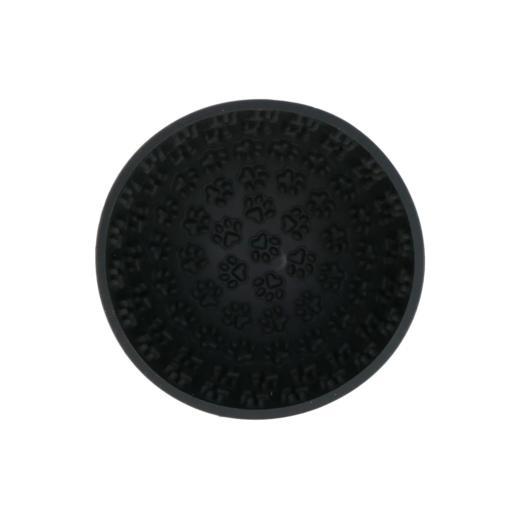 Ciotola ant ingozzamento per cani con base arrotondata e protuberanze, Ø 17 cm, grigio – Eat Slow Live Longer Lick Mat Wobble Bowl - immagine 2