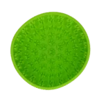 Ciotola anti ingozzamento per cani con base rotonda e rilievi, Ø 17 cm, verde – Eat Slow Live Longer Lick Mat Wobble Bowl - immagine 2