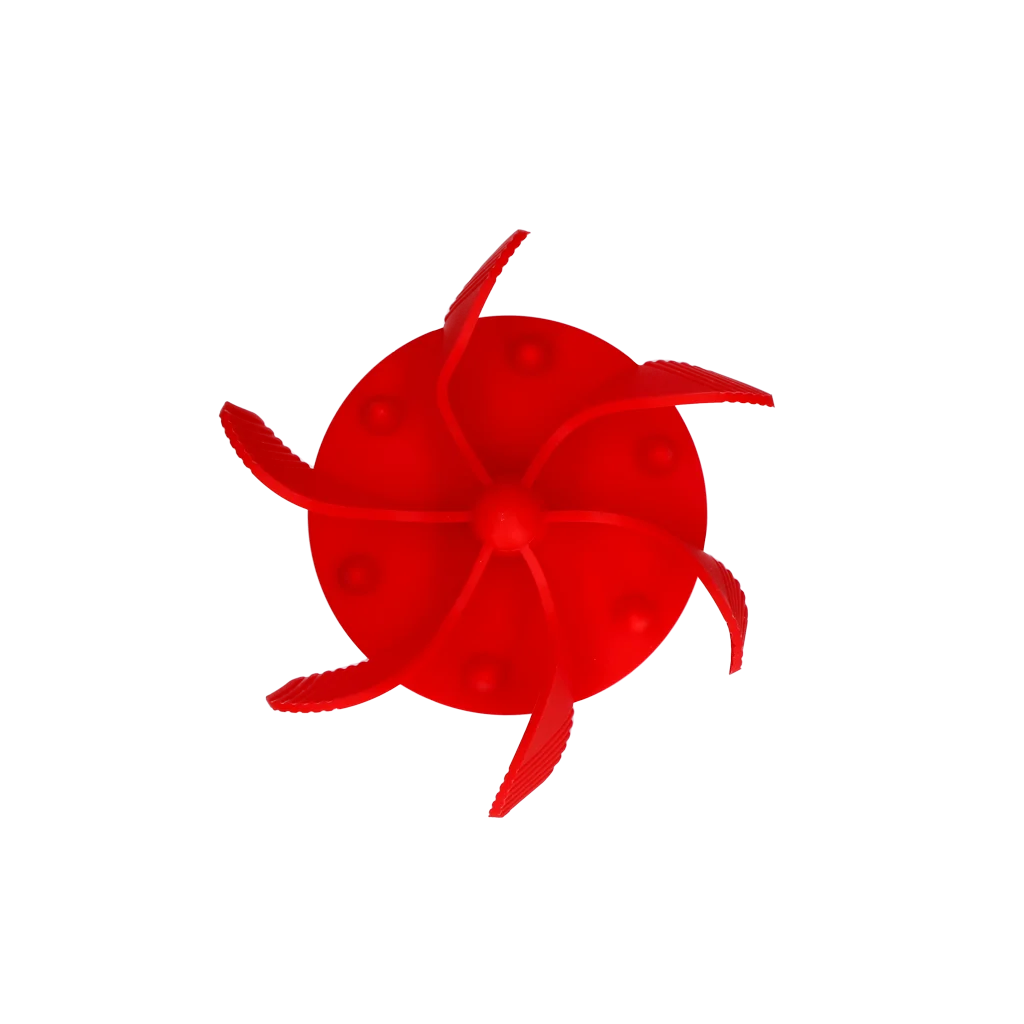 Inserto anti ingozzamento per ciotola del cane con ventose, rosso L, diametro della base 14,5 cm – Eat Slow Live Longer Gobble Stopper - immagine 2