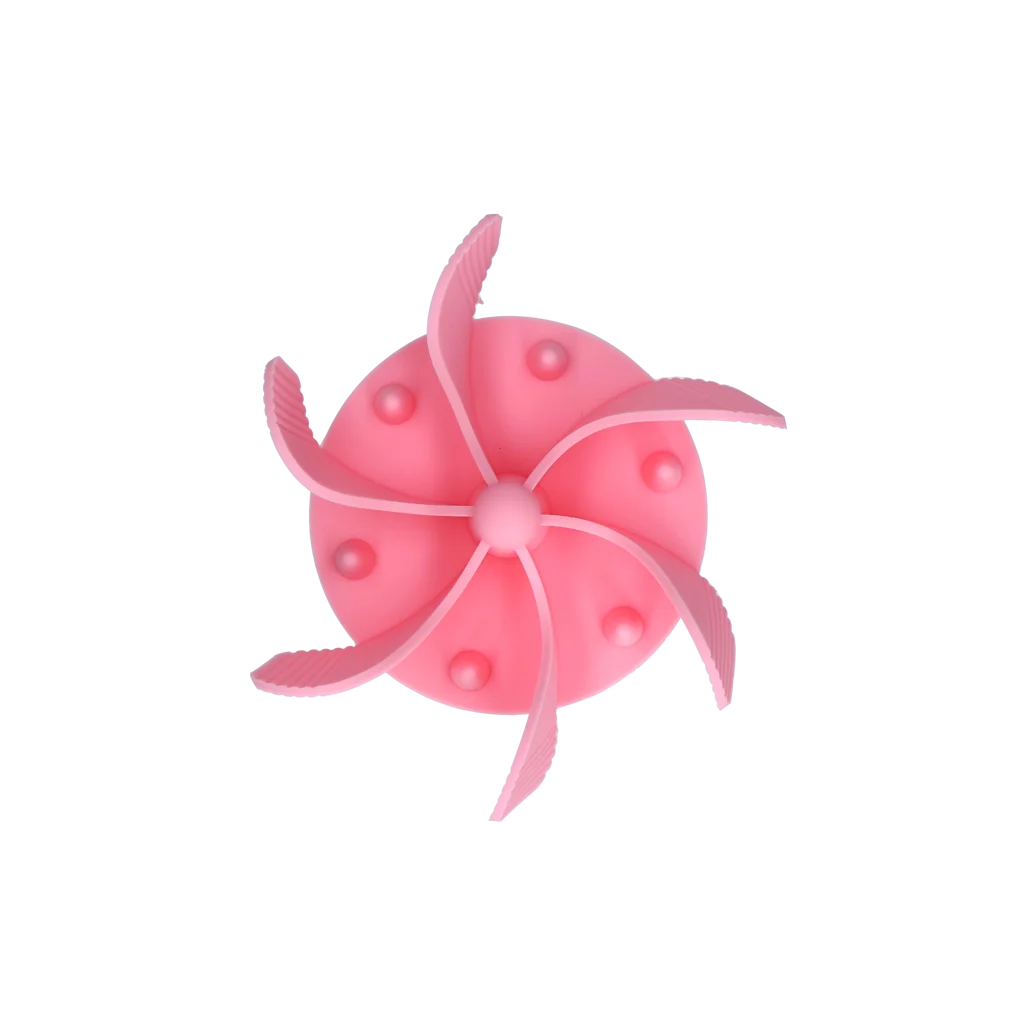 Inserto anti ingozzamento per ciotola per cani con ventose, rosa L, diametro della base 14,5 cm – Eat Slow Live Longer Gobble Stopper - immagine 2