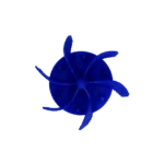 Inserto antischiacciamento per ciotola per cani con ventose, blu M, diametro della base 11,5 cm – Eat Slow Live Longer Gobble Stopper - immagine 3