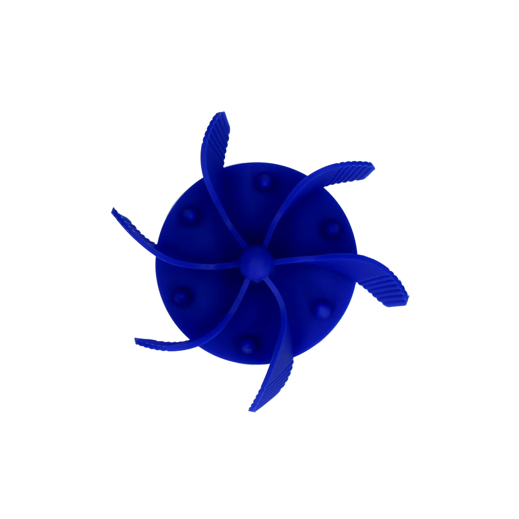 Inserto anti ingozzamento per ciotola per cani con ventose, blu L, diametro della base 14,5 cm – Eat Slow Live Longer Gobble Stopper - immagine 2