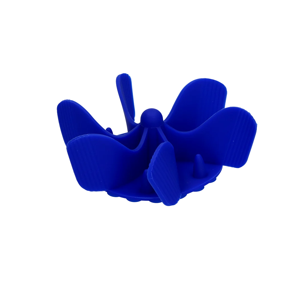 Inserto anti ingozzamento per ciotola per cani con ventose, blu L, diametro della base 14,5 cm – Eat Slow Live Longer Gobble Stopper - immagine 3