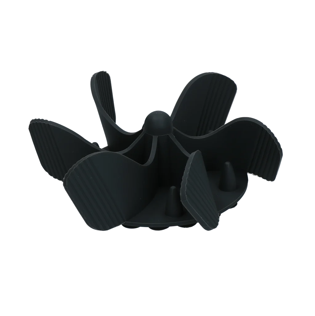 Inserto per rallentare il pasto del cane con ventose, grigio L, diametro della base 14,5 cm – Eat Slow Live Longer Gobble Stopper - immagine 3