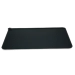 Tappetino in silicone per ciotole con bordo rialzato, M 38 x 54 cm, grigio – Eat Slow Live Longer Spill Mat - immagine 3