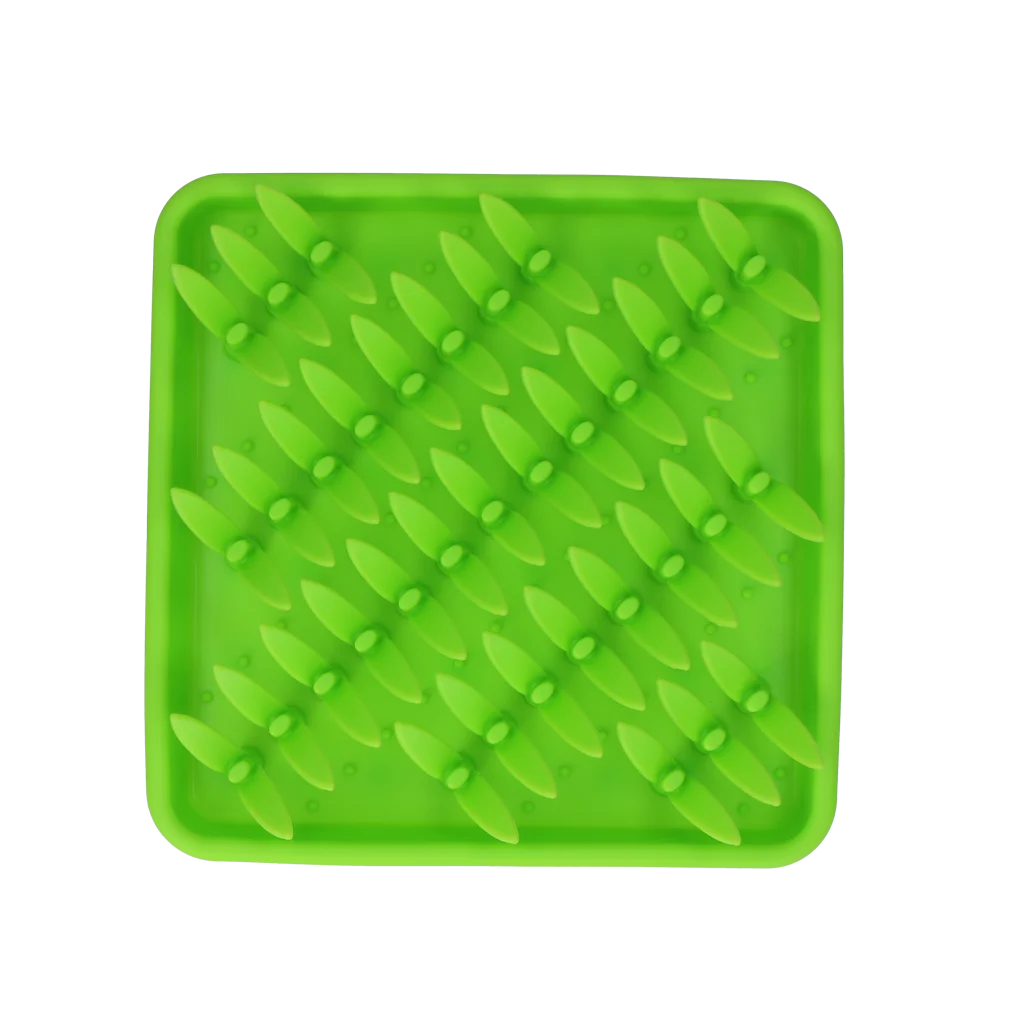 Tappetino olfattivo in silicone con fondo antiscivolo – Eat Slow Live Longer Snuffelmat Gras - immagine 3