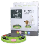 Puzzle per cani per crocchette e snack con piedini antiscivolo – Eat Slow Live Longer Puzzle Circle