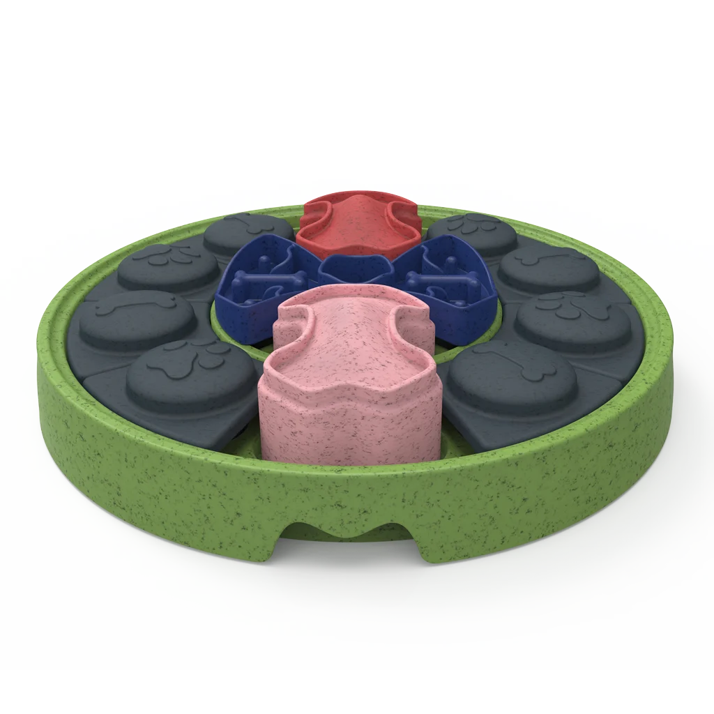 Puzzle per cani con elementi scorrevoli per crocchette e snack – Eat Slow Live Longer Puzzle Disc - immagine 2