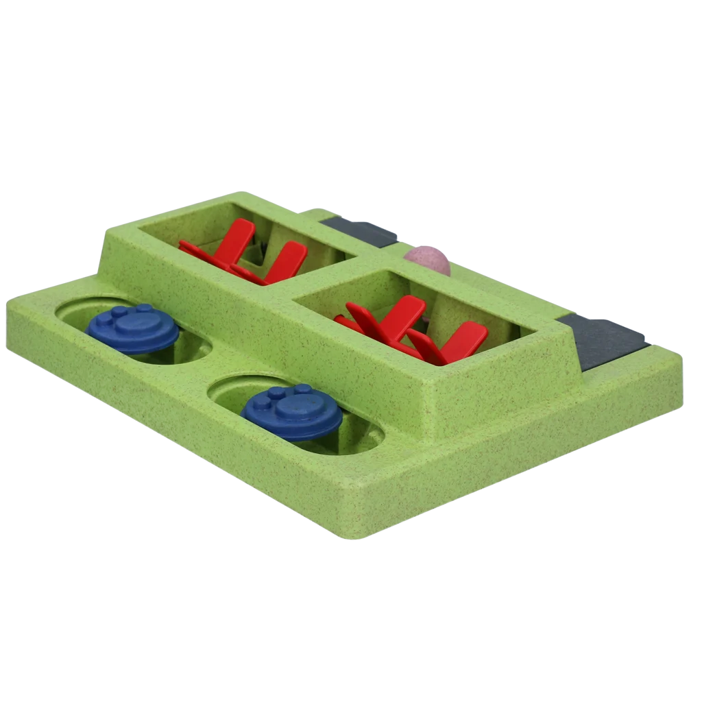 Puzzle per cani per crocchette e snack con piedini antiscivolo – Eat Slow Live Longer Puzzle Squared - immagine 2