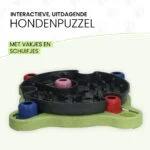 Ciotola puzzle per cani con piedini antiscivolo per crocchette e snack – Eat Slow Live Longer Puzzle Roundabout - immagine 4