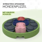 Puzzle per cani con elementi scorrevoli per crocchette e snack – Eat Slow Live Longer Puzzle Disc - immagine 3