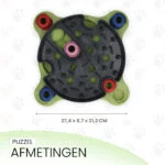 Ciotola puzzle per cani con piedini antiscivolo per crocchette e snack – Eat Slow Live Longer Puzzle Roundabout - immagine 5