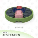 Puzzle per cani con elementi scorrevoli per crocchette e snack – Eat Slow Live Longer Puzzle Disc - immagine 4