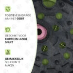 Ciotola puzzle per cani con piedini antiscivolo per crocchette e snack – Eat Slow Live Longer Puzzle Roundabout - immagine 6
