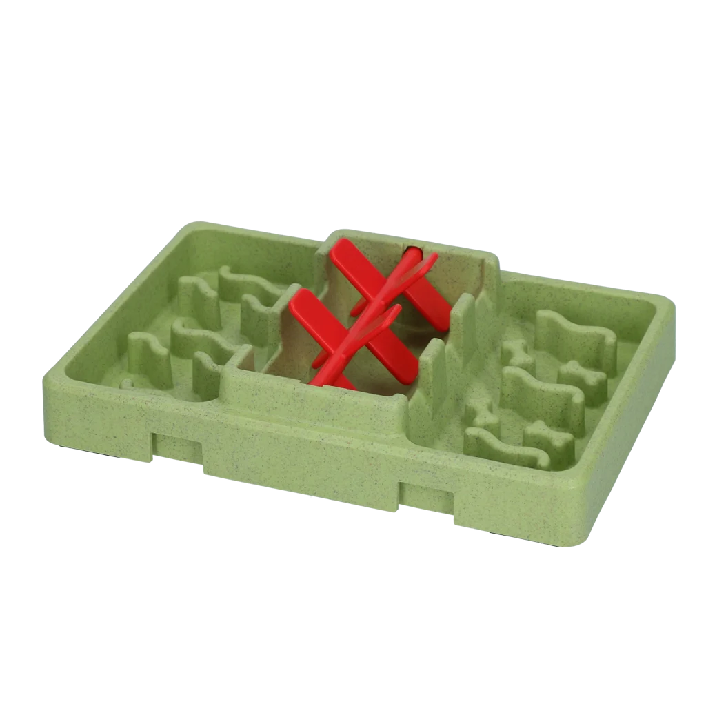 Puzzle per cani per crocchette e snack, 13 x 19 cm – Eat Slow Live Longer Mini Puzzle Crazy River - immagine 2