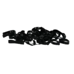 Elastici in silicone per trecce, 500 pezzi, neri – Excellent Horse Rubber Bands Silicone - immagine 2