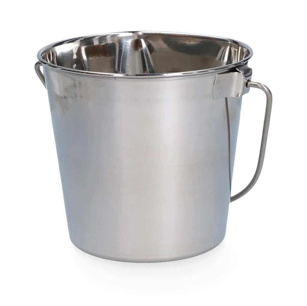 Secchio in acciaio inox con lato piatto 1,89 l - immagine 1