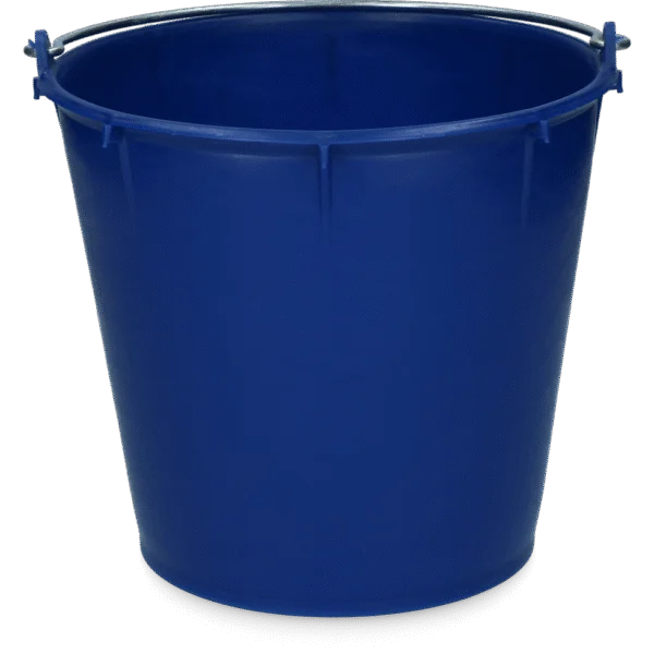 Secchio con manico zincato 7 l blu scuro – Vplast