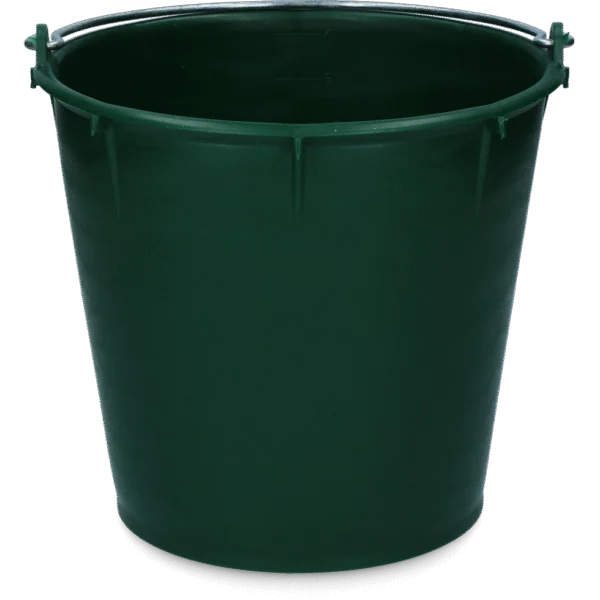 Secchio con manico zincato 7 l verde – Vplast