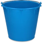 Secchio con manico zincato 7 l blu reale – Vplast
