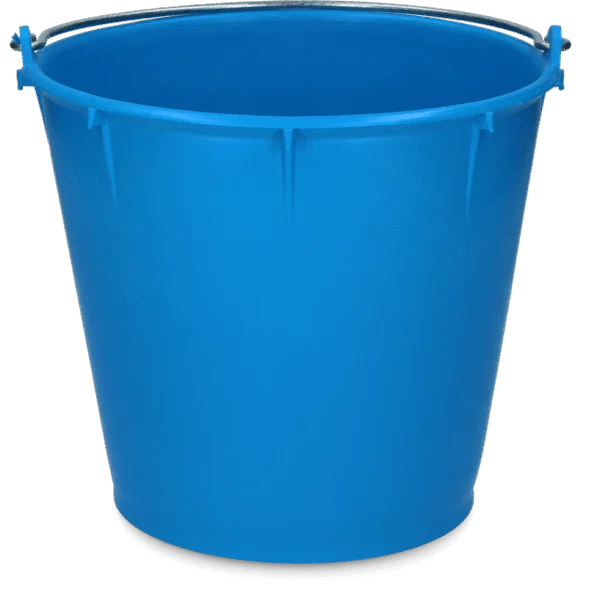 Secchio con manico zincato 7 l blu reale – Vplast