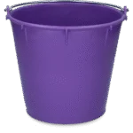 Secchio con manico zincato 7 l viola – Vplast