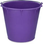 Secchio con manico zincato 7 l viola – Vplast - immagine 2