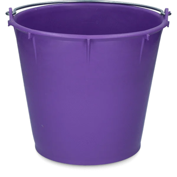 Secchio con manico zincato 7 l viola – Vplast