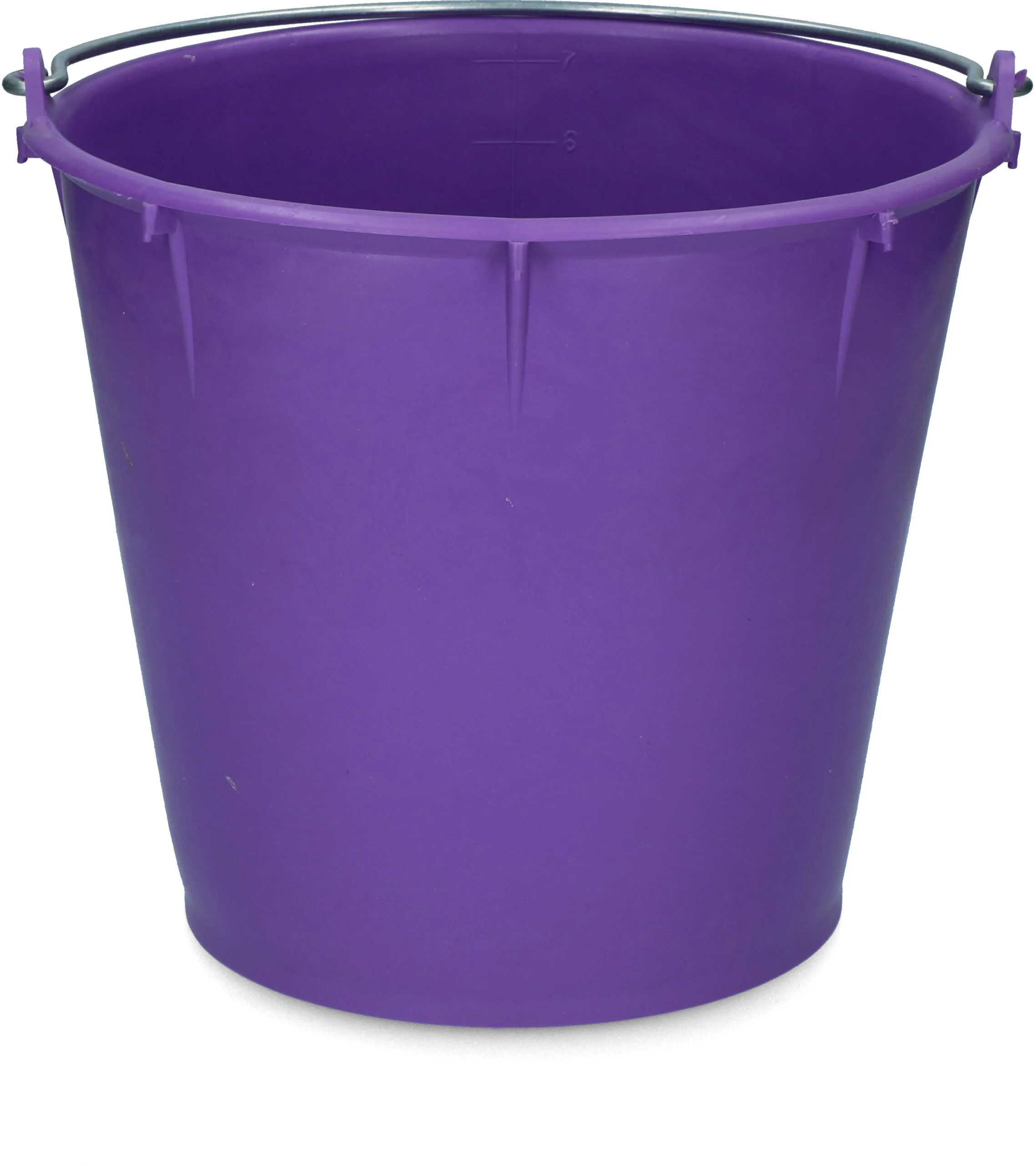 Secchio con manico zincato 7 l viola – Vplast - immagine 2