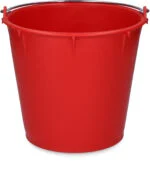 Secchio con manico zincato 7 l rosso – Vplast