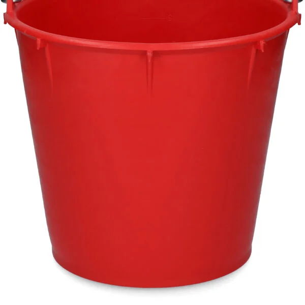 Secchio con manico zincato 7 l rosso – Vplast
