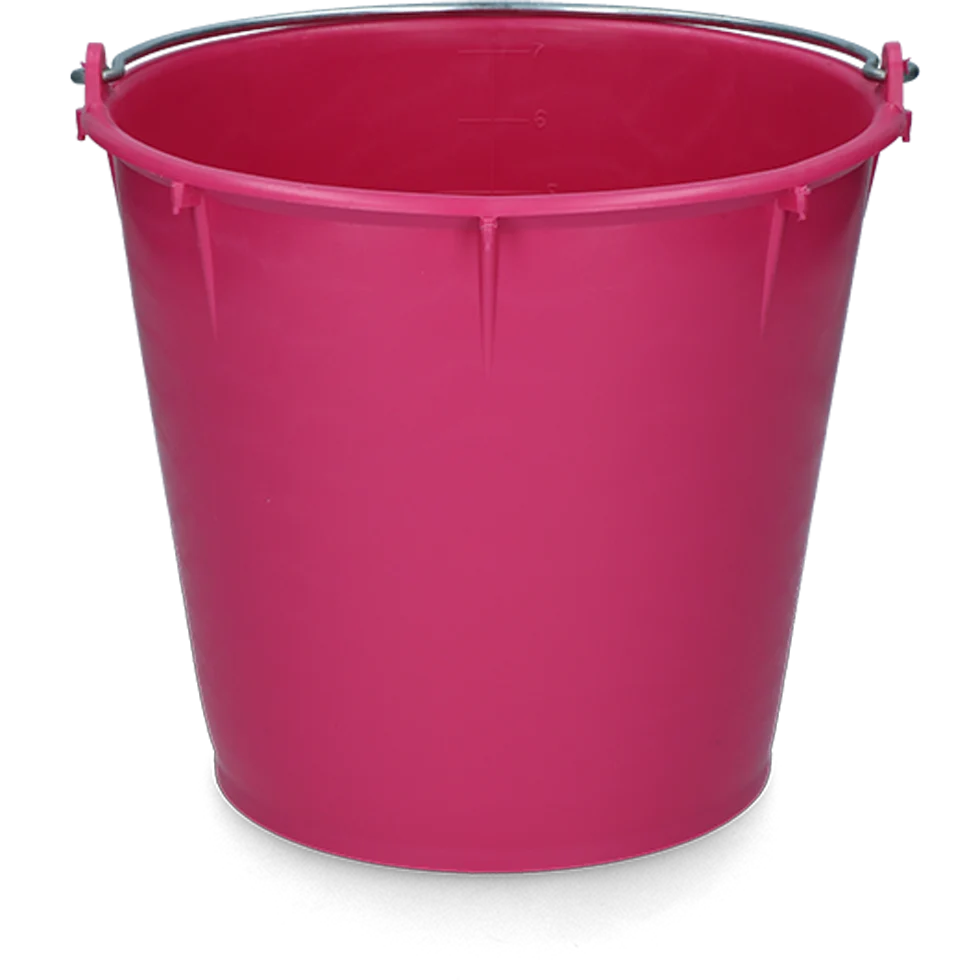 Secchio con manico zincato 7 l Rosa – Vplast - immagine 1