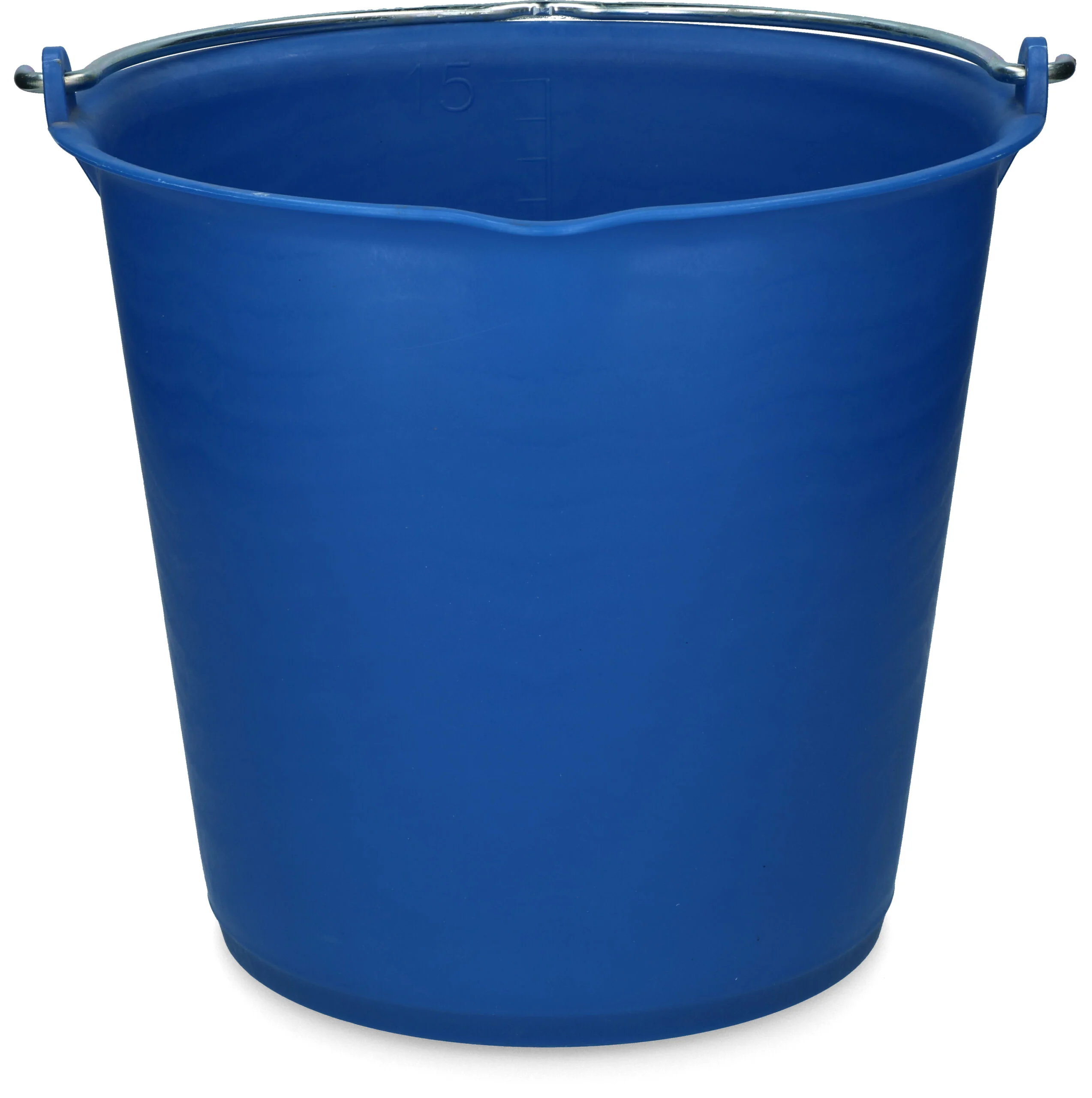 Secchio con beccuccio versatore 15 l blu scuro – Vplast - immagine 1