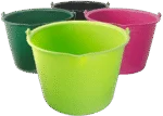 Secchio con beccuccio 15 l rosa – Vplast - immagine 2
