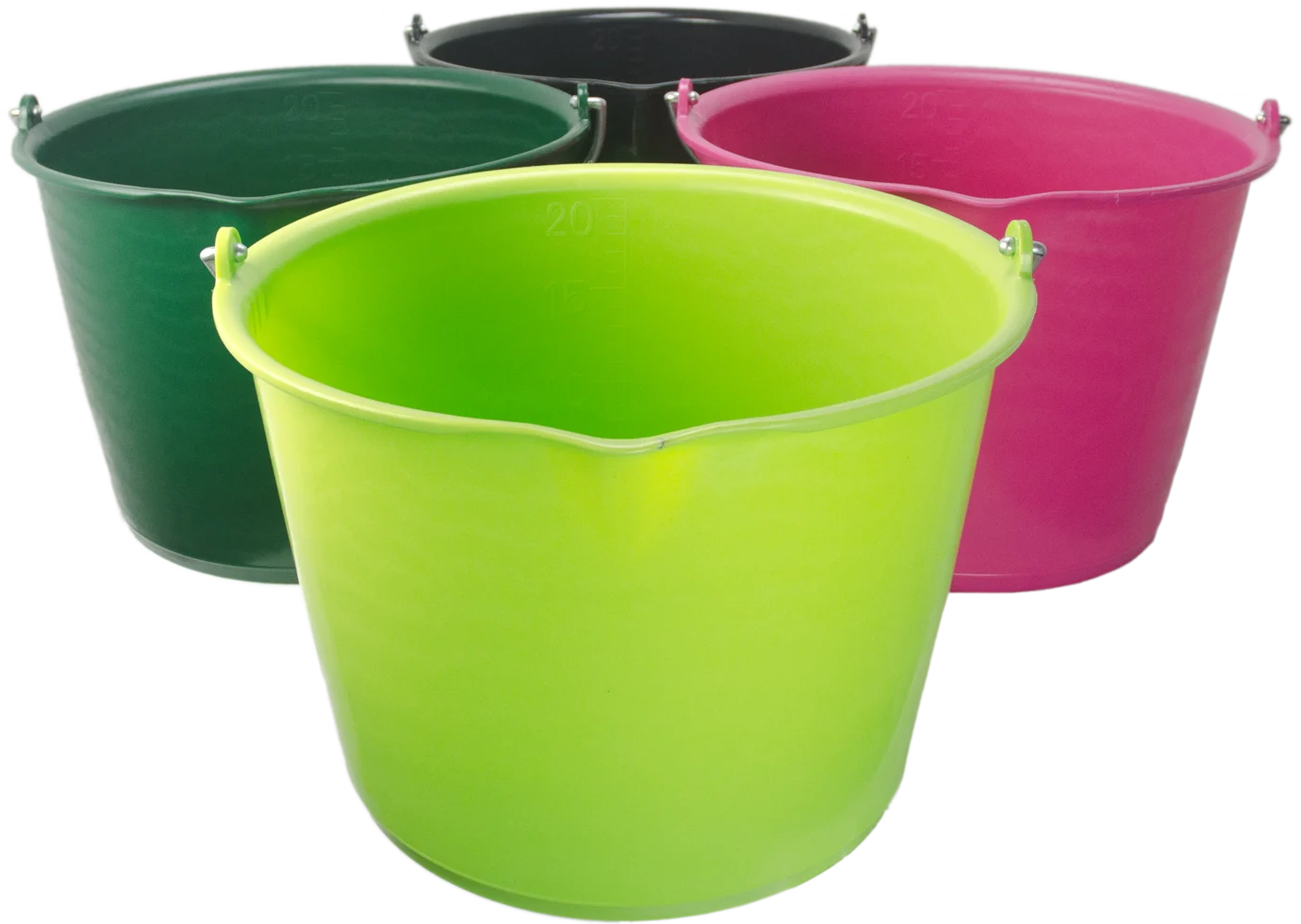 Secchio con beccuccio 15 l rosa – Vplast - immagine 2