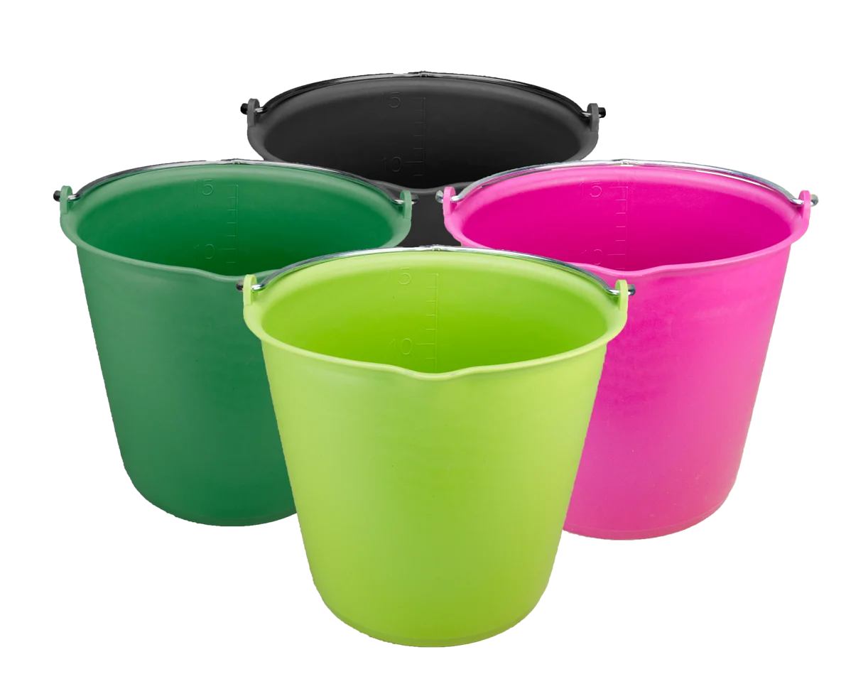 Secchio con beccuccio 15 l rosa – Vplast - immagine 3