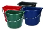 Secchio con lato piatto 15 l Blu – Vplast - immagine 3