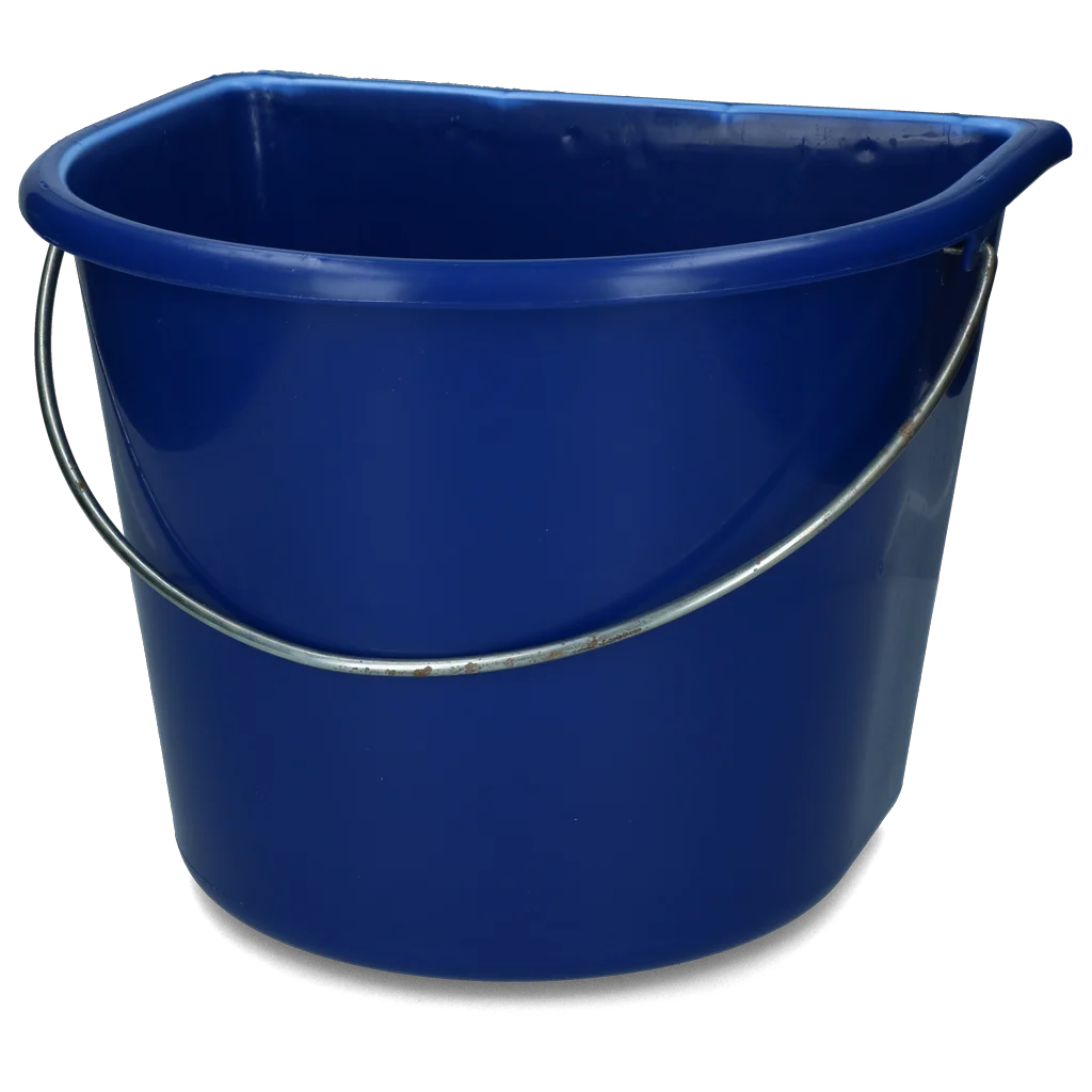 Secchio con lato piatto 15 l Blu – Vplast - immagine 1
